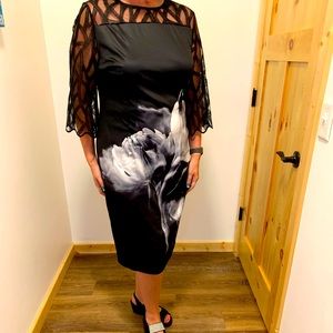 Black cocktail dress